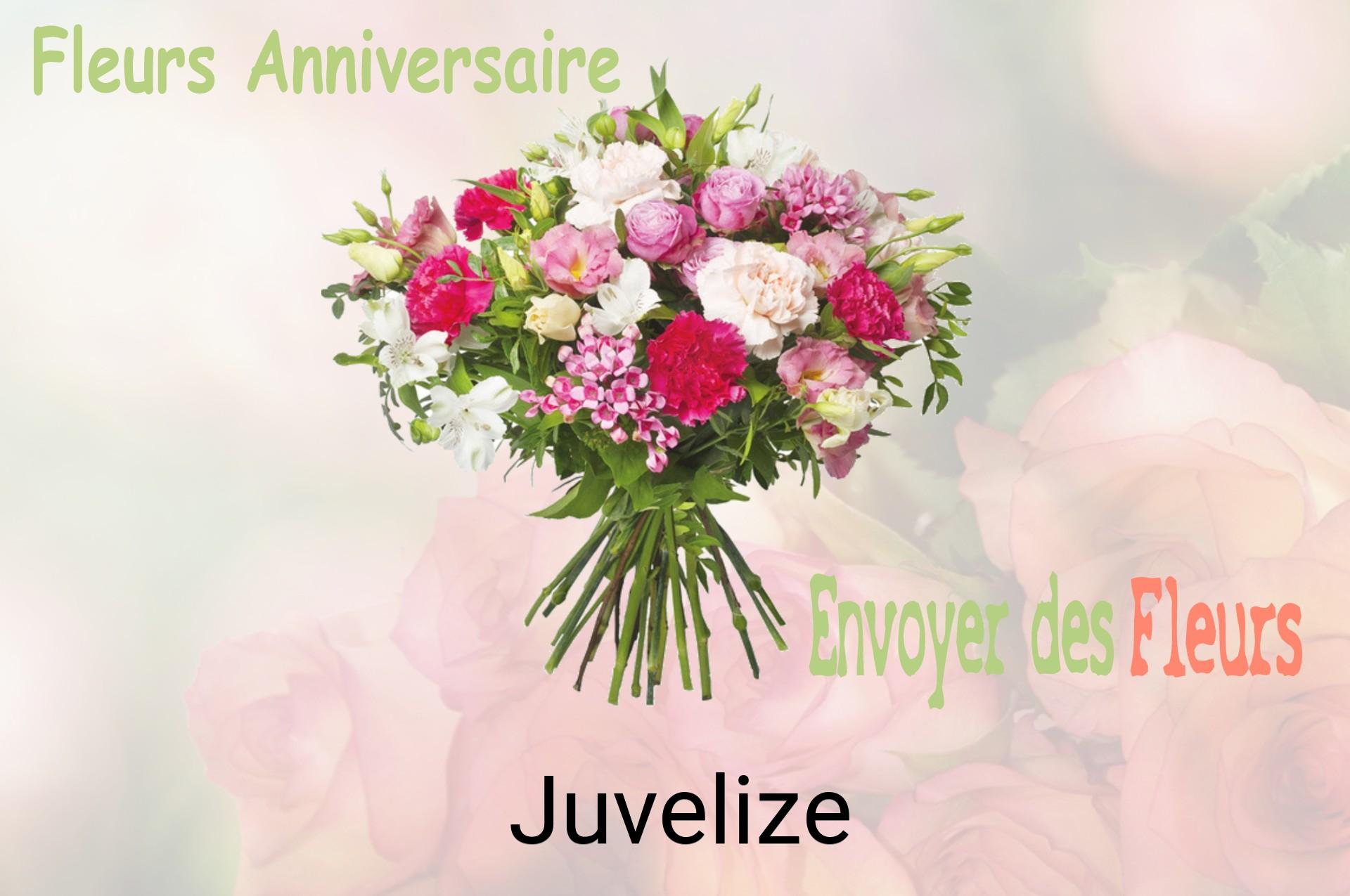 Bouquet de fleurs d’anniversaire livré à Juvelize