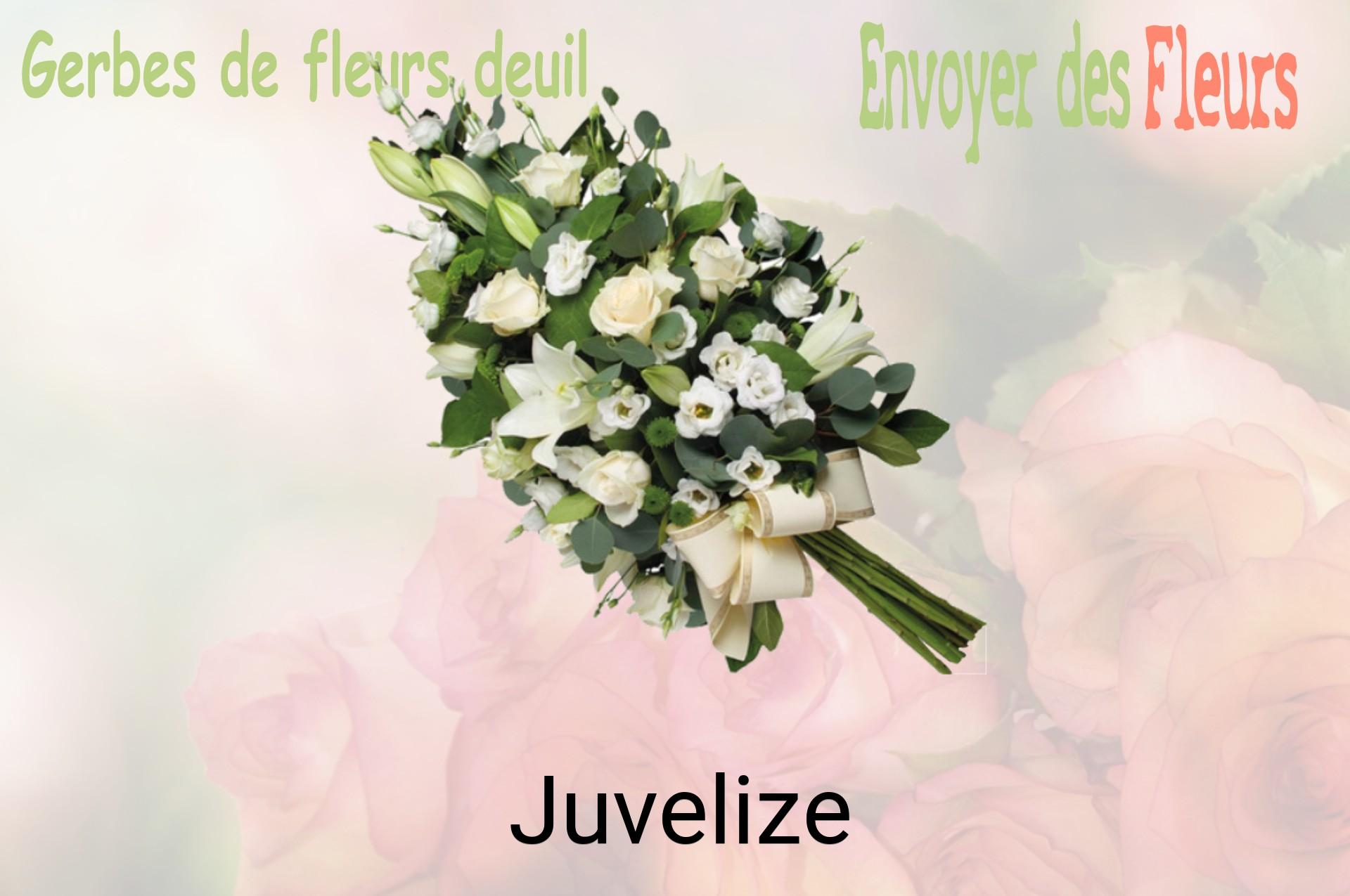 Gerbe de fleurs de deuil livrée à Juvelize